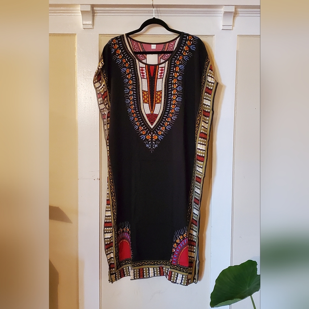 African print dress